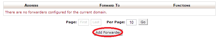 add forwarder email