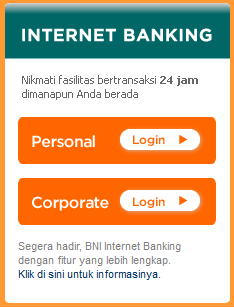 cara mengaktifkan internet banking BNI