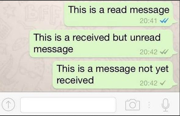 Simbol Read di Whatsapp