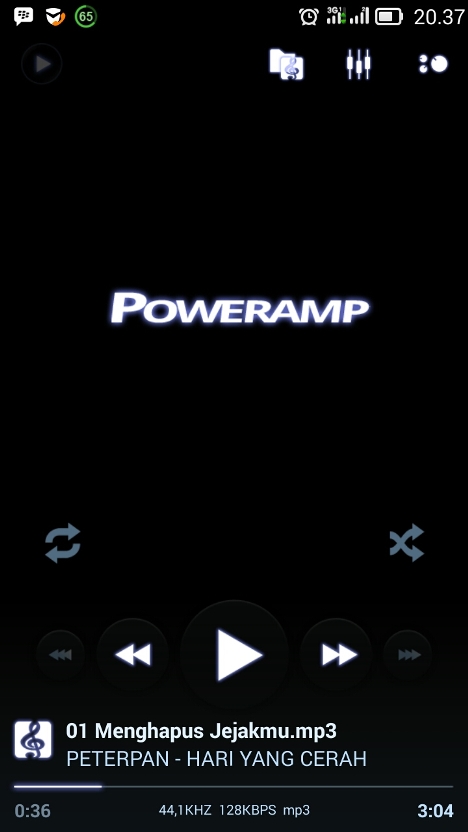 Poweramp MP3 Player Android Terbaik