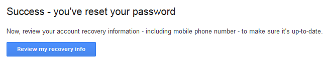 berhasil login lupa password GMail