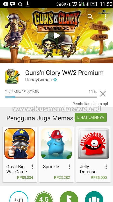 Install game android berbayar di google play store