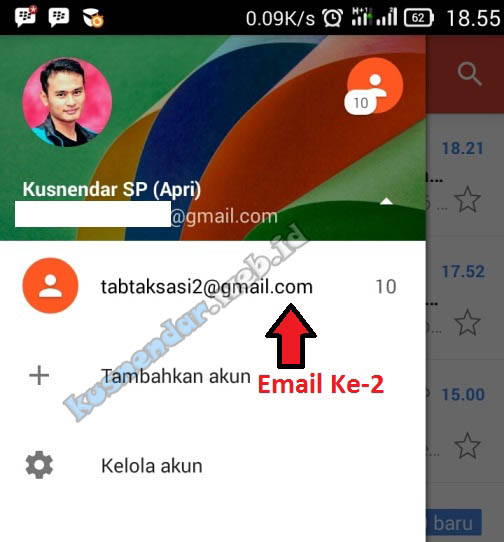 Cara Membuka 2 Email di 1 HP Android