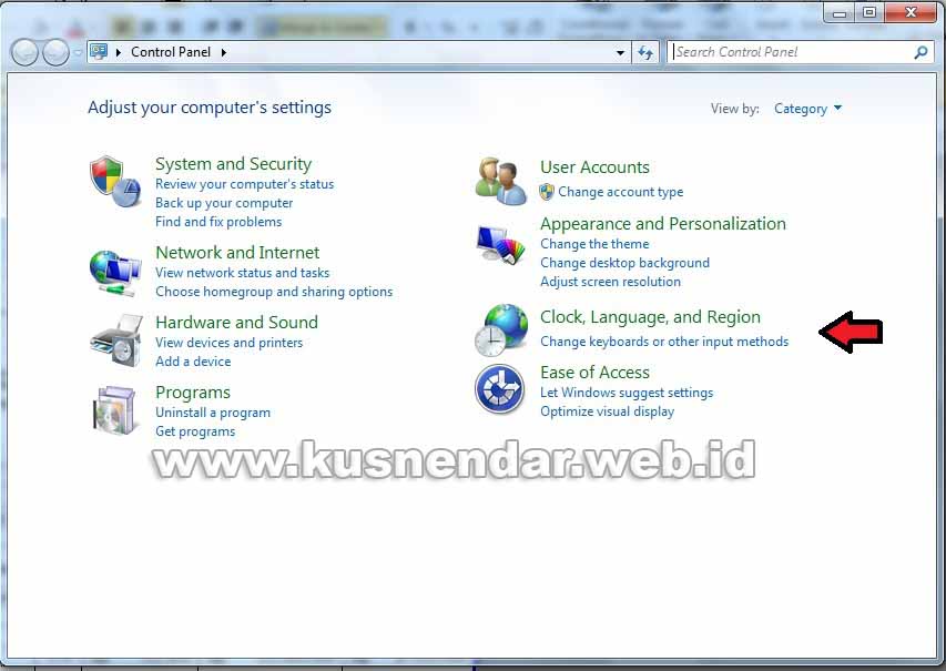 Setting Tanggal di PC