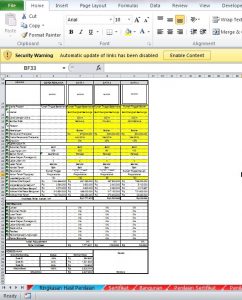 CARA PRINT EXCEL AGAR TIDAK KECIL